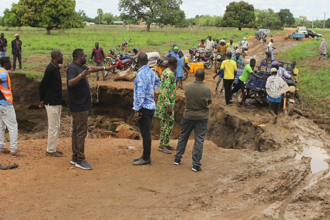 RUPTURE D’UN PONT SUR L’AXE GOMPAROU-FOUNOUGO