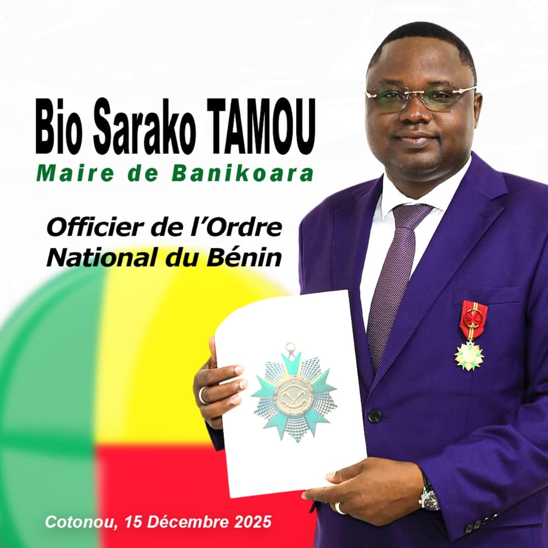 🎖 Décoration du Maire de la Commune de Banikoara 🎖